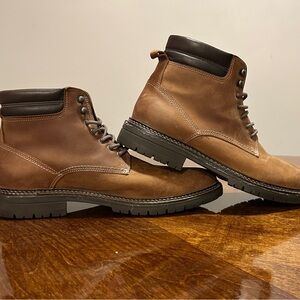 Johnston & Murphy Tan Leather Men's Boots